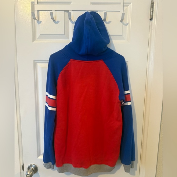 Buffalo Bills Red and Blue embrodiered sweatshirt size small (youth size 18) - Picture 3 of 7
